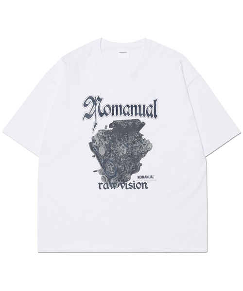 日本未入荷NOMANUALのTURTLE T-SHIRT 全2色 AZUL BY MOUSSY | NO.09 ゲームTシャツ (Tシャツ・カットソー