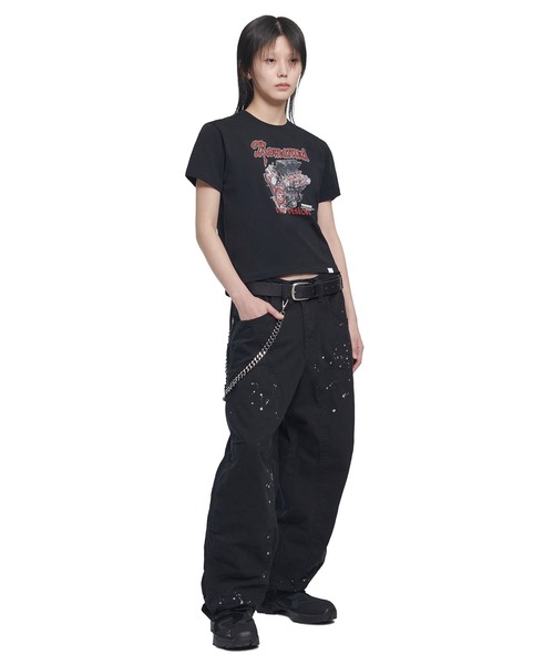 NOMANUAL /ノーマニュアル」NM ENGINE T-SHIRT（Tシャツ