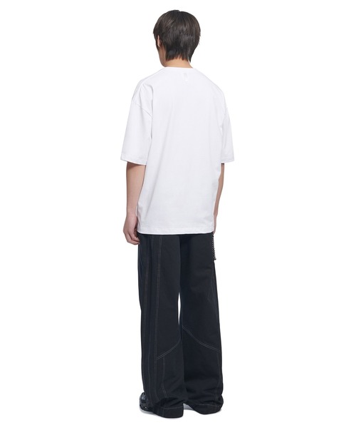 NOMANUAL（NOMANUAL）の「「NOMANUAL /ノーマニュアル」NM ENGINE T-SHIRT（Tシャツ/カットソー・メンズ・ブラック/ホワイト・LARGE/X-LARGE）」の4枚目の写真