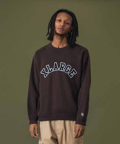 ARCH LOGO CREWNECK KNIT（ニット/セーター）｜XLARGE（エクストラ