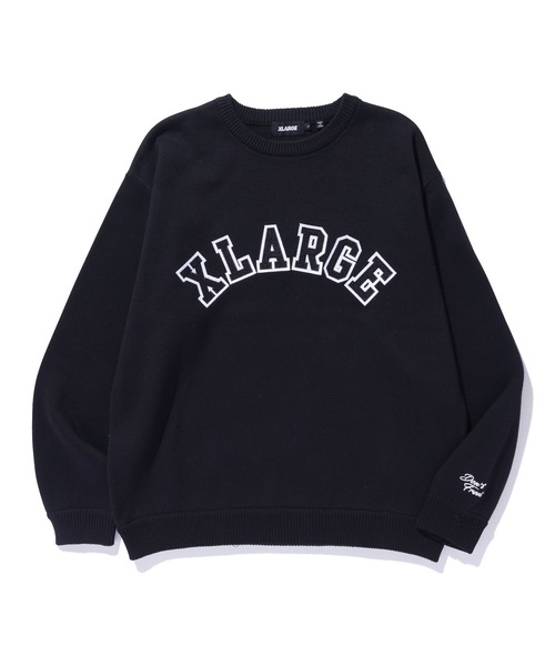 ARCH LOGO CREWNECK KNIT（ニット/セーター）｜XLARGE（エクストラ