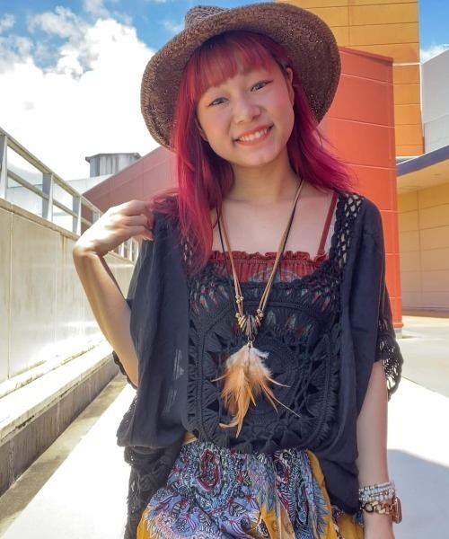 チャイハネ(チャイハネ)の「【チャイハネ】クロッシェビッグシルエットトップス(その他トップス・レディース・ベージュ/ホワイト/ブラック・FREE)」の10枚目の写真