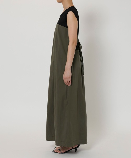 BABYLONE（バビロン）の「バイカラーマキシワンピース（ワンピース・レディース・チャコール/ブラック・フリー）」の14枚目の写真