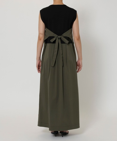 BABYLONE（バビロン）の「バイカラーマキシワンピース（ワンピース・レディース・チャコール/ブラック・フリー）」の15枚目の写真