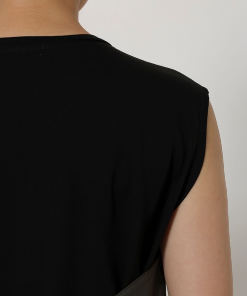 BABYLONE（バビロン）の「バイカラーマキシワンピース（ワンピース・レディース・チャコール/ブラック・フリー）」の16枚目の写真