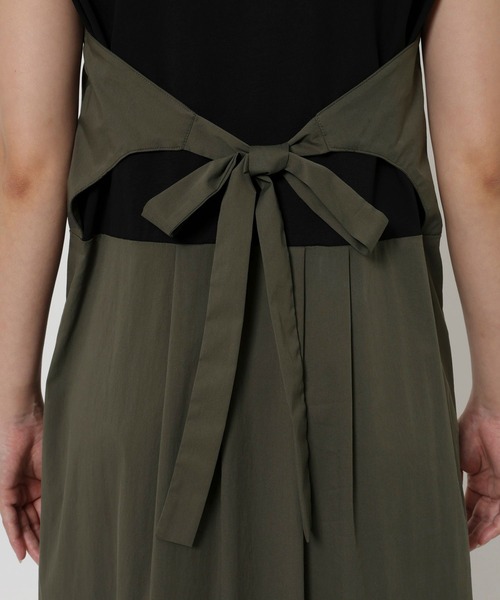 BABYLONE（バビロン）の「バイカラーマキシワンピース（ワンピース・レディース・チャコール/ブラック・フリー）」の17枚目の写真