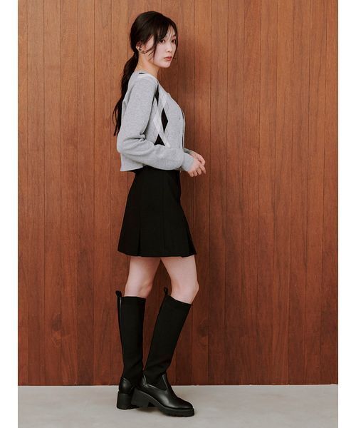 SNIDEL スナイデル ボックス ミニスカート ベルト付きボックスミニスカショ（スカート）｜SNIDEL