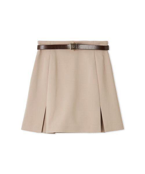 ベルト付きボックスミニスカショ（スカート）｜SNIDEL