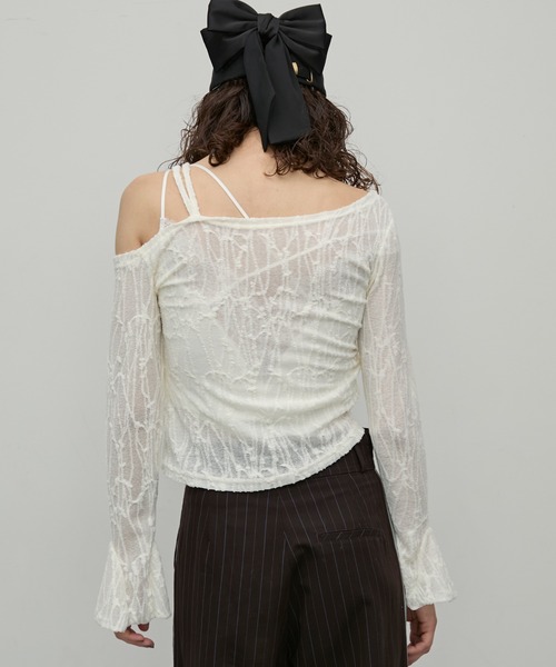 uyu.（ウユ）の「バックリボンキャップ【uyu./ウユ】（キャップ・レディース・アイボリー/ブラック・FREE）」の9枚目の写真