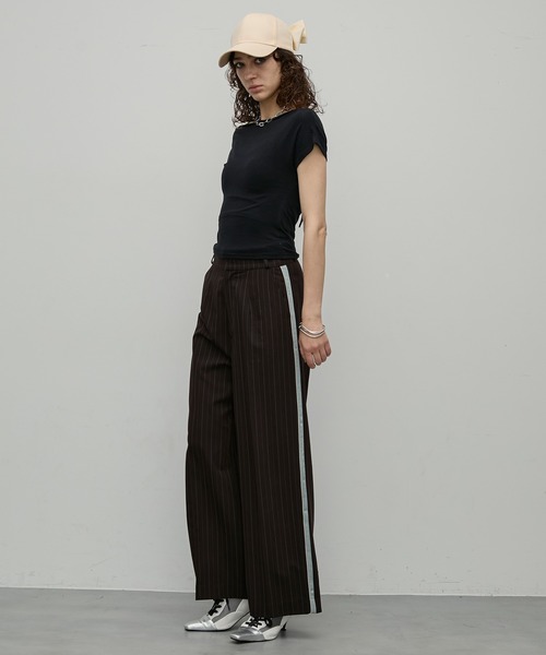 uyu.（ウユ）の「バックリボンキャップ【uyu./ウユ】（キャップ・レディース・アイボリー/ブラック・FREE）」の12枚目の写真