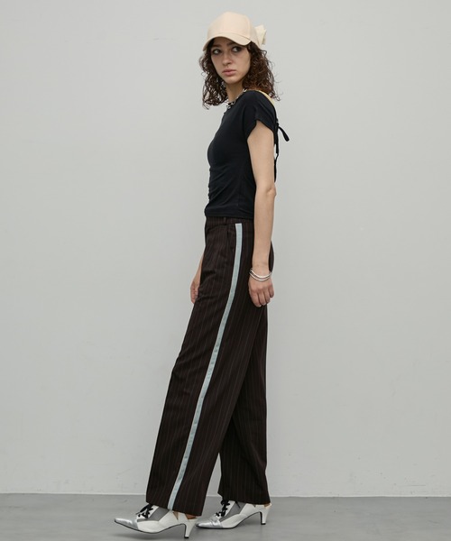 uyu.（ウユ）の「バックリボンキャップ【uyu./ウユ】（キャップ・レディース・アイボリー/ブラック・FREE）」の13枚目の写真