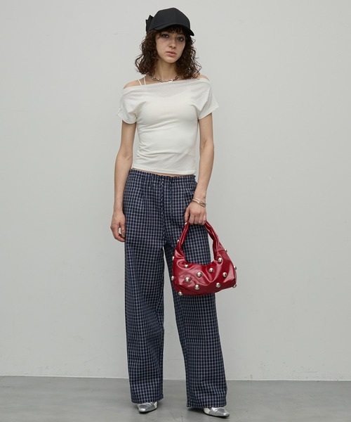 uyu.（ウユ）の「バックリボンキャップ【uyu./ウユ】（キャップ・レディース・アイボリー/ブラック・FREE）」の17枚目の写真