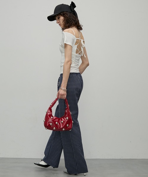 uyu.（ウユ）の「バックリボンキャップ【uyu./ウユ】（キャップ・レディース・アイボリー/ブラック・FREE）」の19枚目の写真