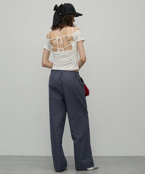 uyu.（ウユ）の「バックリボンキャップ【uyu./ウユ】（キャップ・レディース・アイボリー/ブラック・FREE）」の21枚目の写真