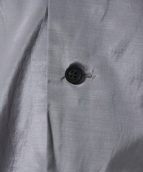 TOGA VIRILIS（トーガ ビリリース）の「【TOGA VIRILIS】Polyester cotton taffeta S/S shirt（シャツ/ブラウス・メンズ・ブラック/ベージュ・44/46）」の14枚目の写真