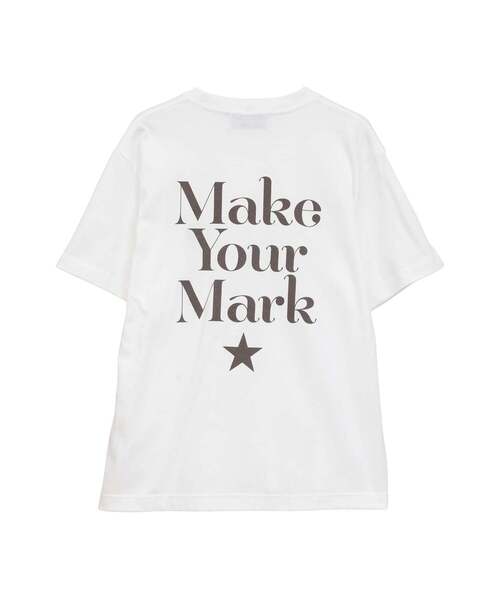 CONVERSE TOKYO(コンバーストウキョウ)の「MAKE YOUR MARK BACK PRINT TEE(Tシャツ/カットソー・レディース・ホワイト/グリーン/ブラック・FREE)」の4枚目の写真
