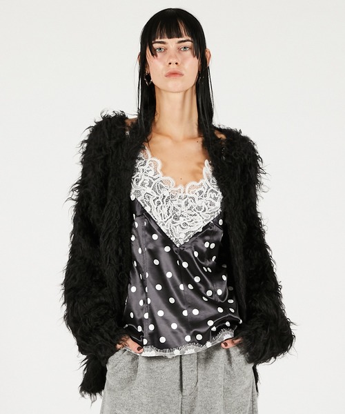 シャギーニットカーディガン / Shaggy Knit Cardigan（カーディガン