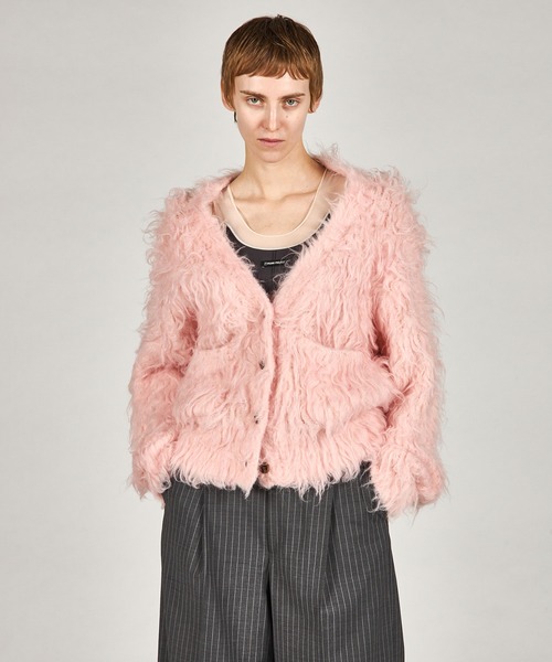 シャギーニットカーディガン / Shaggy Knit Cardigan（カーディガン