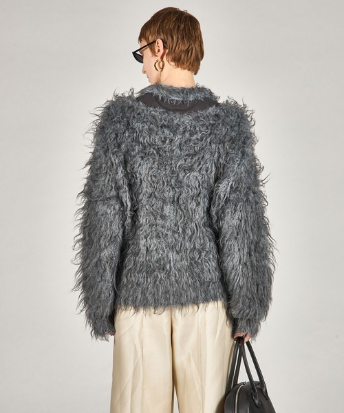 シャギーニットカーディガン / Shaggy Knit Cardigan（カーディガン