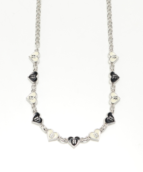 BASICKS(ベイシックス)の「BASICKS / ベイシックス MULTIPLE LOGO NECKLACE(ネックレス・メンズ・シルバー/ゴールド・FREE)」の2枚目の写真