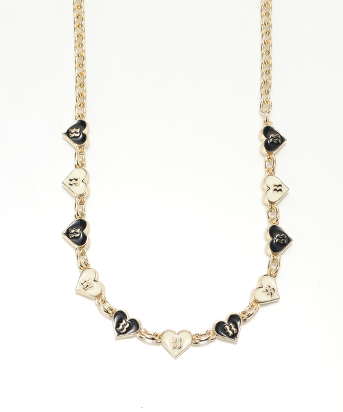 BASICKS(ベイシックス)の「BASICKS / ベイシックス MULTIPLE LOGO NECKLACE(ネックレス・メンズ・シルバー/ゴールド・FREE)」の1枚目の写真