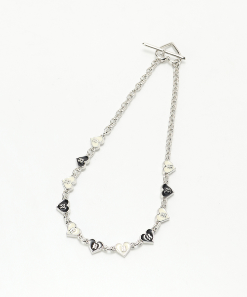 BASICKS(ベイシックス)の「BASICKS / ベイシックス MULTIPLE LOGO NECKLACE(ネックレス・メンズ・シルバー/ゴールド・FREE)」の3枚目の写真