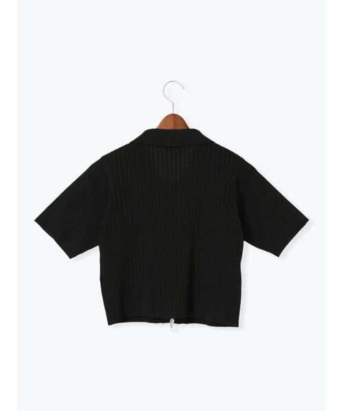 Te chichi TERRASSE（テチチテラス）の「リボン刺繍ダブルジップカーディガン（カーディガン/ボレロ・レディース・ブラック/グレー/オフホワイト・F）」の13枚目の写真