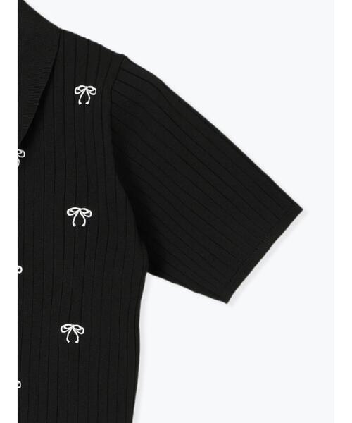 Te chichi TERRASSE（テチチテラス）の「リボン刺繍ダブルジップカーディガン（カーディガン/ボレロ・レディース・ブラック/グレー/オフホワイト・F）」の15枚目の写真