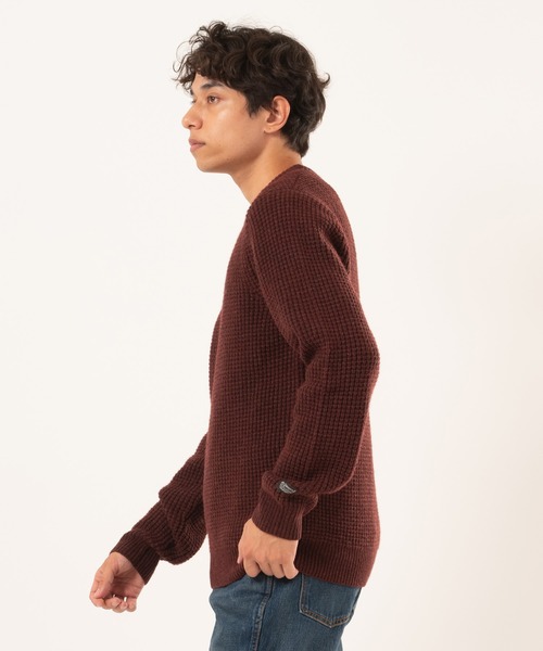 Levi's（リーバイス）の「Levi's/リーバイス プレシディオ クルースウェット ブラウン（ニット/セーター・メンズ・ブラウン・S/M/L/XL）」の2枚目の写真