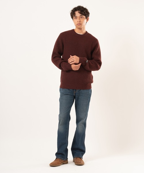 Levi's（リーバイス）の「Levi's/リーバイス プレシディオ クルースウェット ブラウン（ニット/セーター・メンズ・ブラウン・S/M/L/XL）」の4枚目の写真