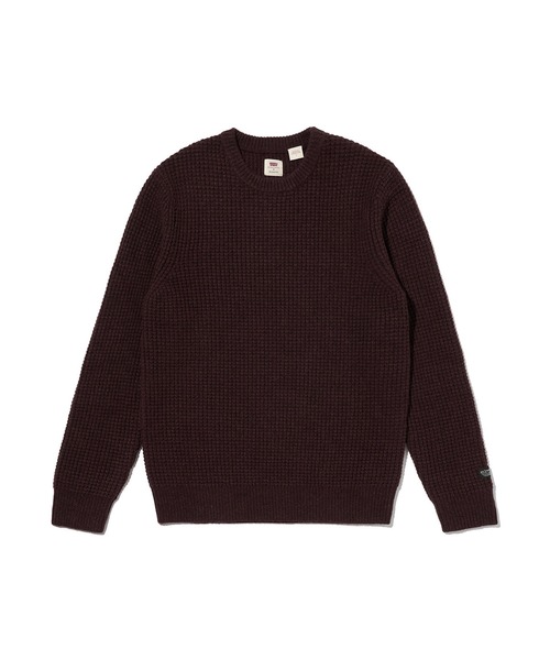 Levi's（リーバイス）の「Levi's/リーバイス プレシディオ クルースウェット ブラウン（ニット/セーター・メンズ・ブラウン・S/M/L/XL）」の7枚目の写真