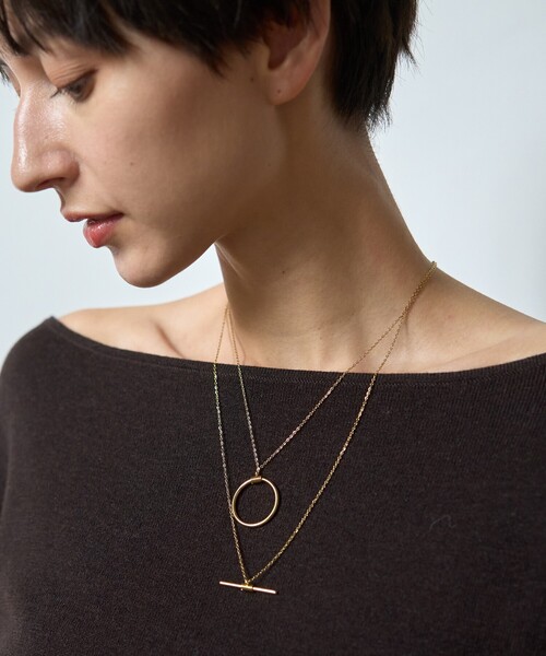 Rouge vif(ルージュヴィフ)の「【追加】【PETIT MOMENTS/プティ・モーメント】2連レイヤードネックレス Devin Necklace(ネックレス・レディース・ゴールド・フリー)」の5枚目の写真
