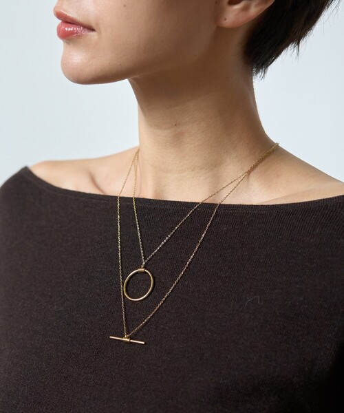 Rouge vif(ルージュヴィフ)の「【追加】【PETIT MOMENTS/プティ・モーメント】2連レイヤードネックレス Devin Necklace(ネックレス・レディース・ゴールド・フリー)」の6枚目の写真