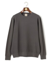 J.PRESS（ジェイプレス）の「軽やかに着映える上質ベーシック【ストレッチ   イージーケア】【FLEX YARN】クルーネック ニット（ニット/セーター）」