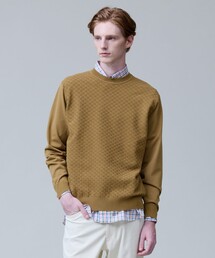 J.PRESS（ジェイプレス）の「軽やかに着映える上質ベーシック【ストレッチ   イージーケア】【FLEX YARN】クルーネック ニット（ニット/セーター）」