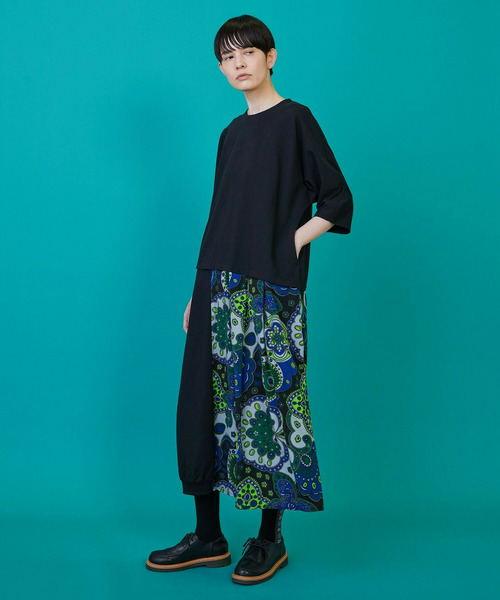 FRAPBOIS（フラボア）の「スカーフルカット ワンピース（ワンピース・レディース・グレー/ブラック・1/0）」の9枚目の写真