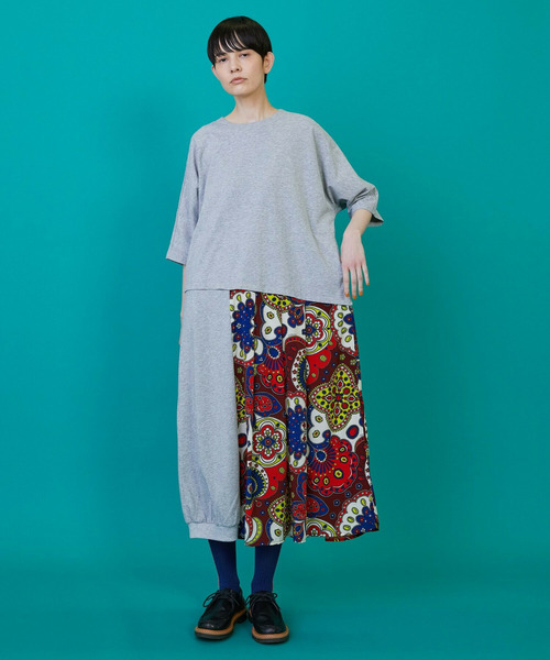 FRAPBOIS（フラボア）の「スカーフルカット ワンピース（ワンピース・レディース・グレー/ブラック・1/0）」の15枚目の写真