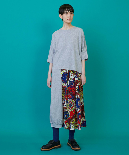 FRAPBOIS（フラボア）の「スカーフルカット ワンピース（ワンピース・レディース・グレー/ブラック・1/0）」の18枚目の写真