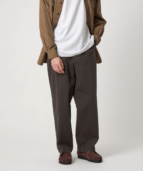 Steven Alan（スティーブンアラン）の「＜Steven Alan＞ ツイル ガーメントダイ アーミー ノープリーツ トラウザーズ（その他パンツ・メンズ・ダークブラウン/ブラック・S/M/L/XL）」の20枚目の写真