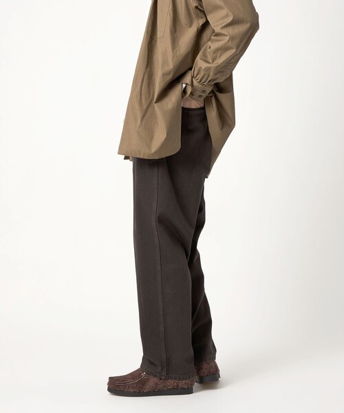Steven Alan（スティーブンアラン）の「＜Steven Alan＞ ツイル ガーメントダイ アーミー ノープリーツ トラウザーズ（その他パンツ・メンズ・ダークブラウン/ブラック・S/M/L/XL）」の12枚目の写真