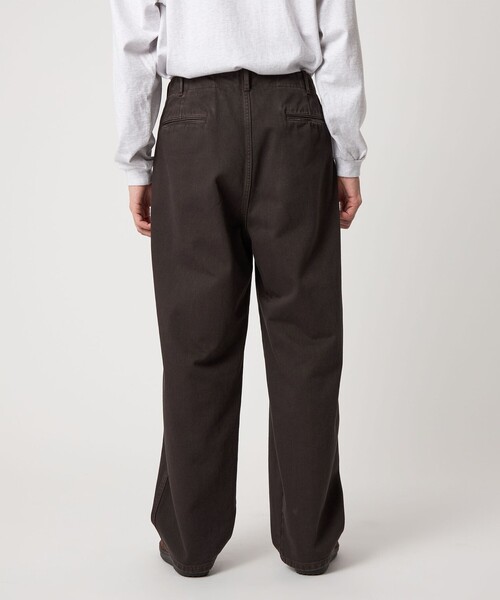 Steven Alan（スティーブンアラン）の「＜Steven Alan＞ ツイル ガーメントダイ アーミー ノープリーツ トラウザーズ（その他パンツ・メンズ・ダークブラウン/ブラック・S/M/L/XL）」の5枚目の写真