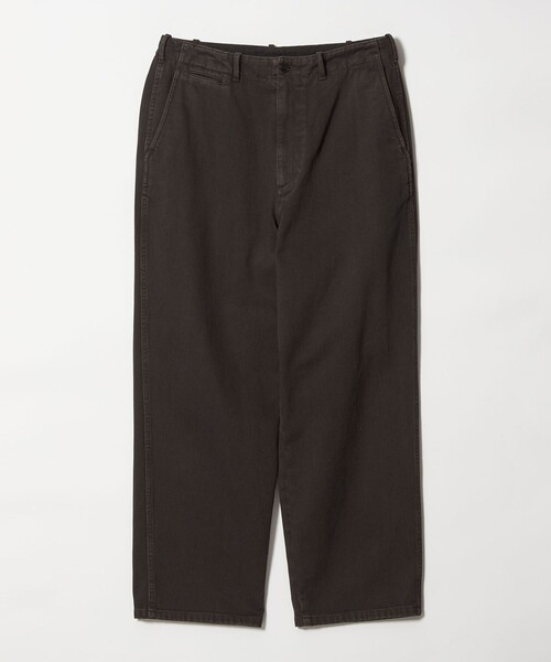 Steven Alan（スティーブンアラン）の「＜Steven Alan＞ ツイル ガーメントダイ アーミー ノープリーツ トラウザーズ（その他パンツ・メンズ・ダークブラウン/ブラック・S/M/L/XL）」の11枚目の写真