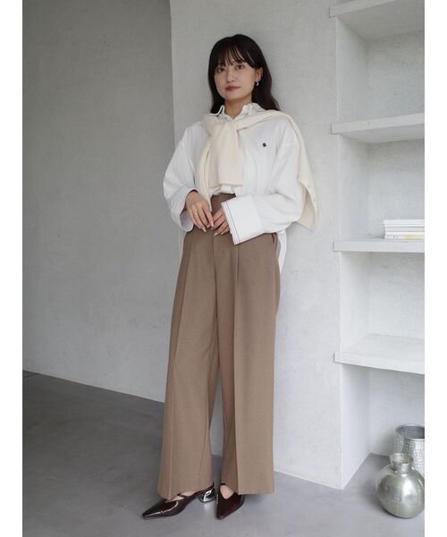 POLO BCS(ポロ ビーシーエス)の「【POLO BCSコラボ】レイヤードカラーカフスシャツ(シャツ/ブラウス・レディース・イエロー/ホワイト/ブルー・FREE)」の11枚目の写真