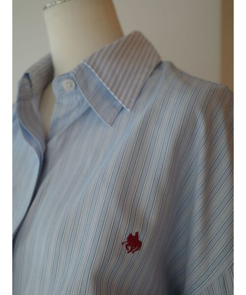 POLO BCS(ポロ ビーシーエス)の「【POLO BCSコラボ】レイヤードカラーカフスシャツ(シャツ/ブラウス・レディース・イエロー/ホワイト/ブルー・FREE)」の13枚目の写真