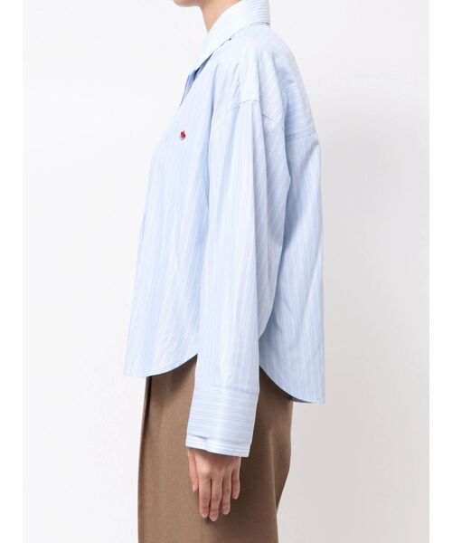 POLO BCS(ポロ ビーシーエス)の「【POLO BCSコラボ】レイヤードカラーカフスシャツ(シャツ/ブラウス・レディース・イエロー/ホワイト/ブルー・FREE)」の17枚目の写真