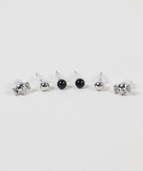 SPINNS（スピンズ）の「【6個セット】ブラックピアス/モチーフ（ピアス（両耳用）・レディース・C/A/B・ONESIZE）」の3枚目の写真