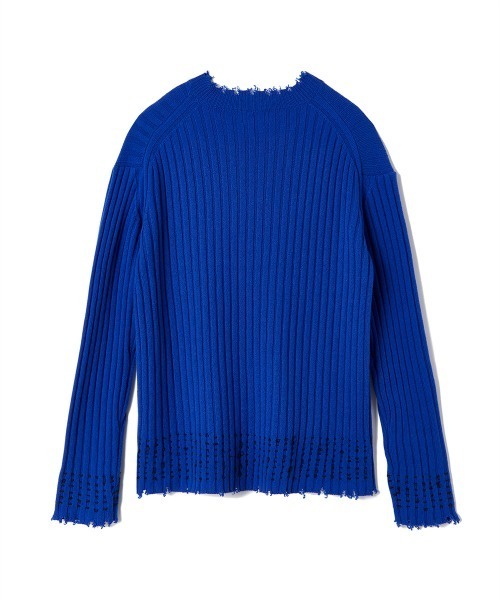 soduk セーター セール】stitching knit top（ニット/セーター）｜soduk（スドーク）の