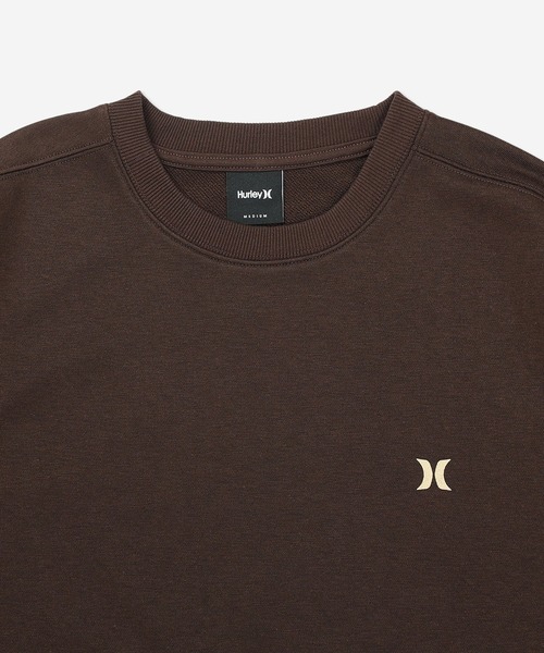 Hurley (ハーレー)の「Hurley/ハーレー トレーナー スウェット クルーネック バックプリント 裏毛 SWEAT BORN FROM WATER CREW MCFL252014(スウェット・メンズ・ブラック/ブラウン・L/M)」の8枚目の写真