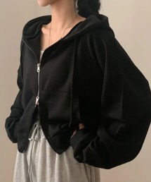 yuue' ( wear )（ユーイ）の「ダブルジップショートパーカー（パーカー）」