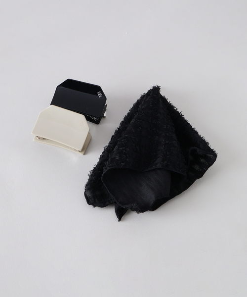 Noble（ノーブル）の「《NOBLE別注》NN/エヌエヌ バンスクリップSET（バレッタ/ヘアクリップ・レディース・ブラック/ブラック系その他・FREE）」の11枚目の写真